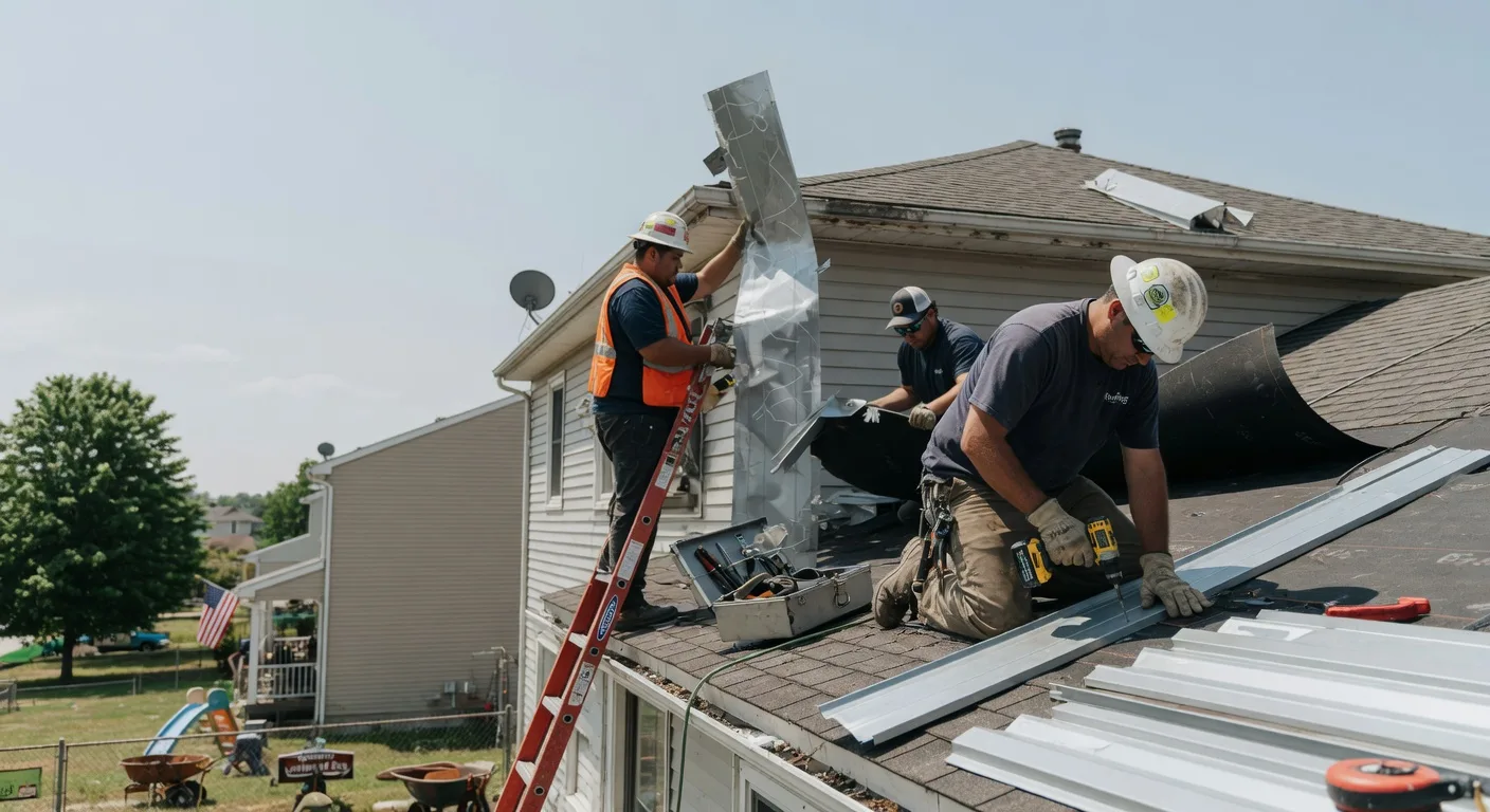 Storm Damage Metal Roof Repair in Gainestown, AL